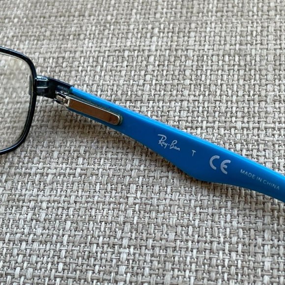 Ray-Ban Kids Eyeglasses Frame RB1025 400 45[]16 125 Black/Blue Glasses - Picture 8 of 11